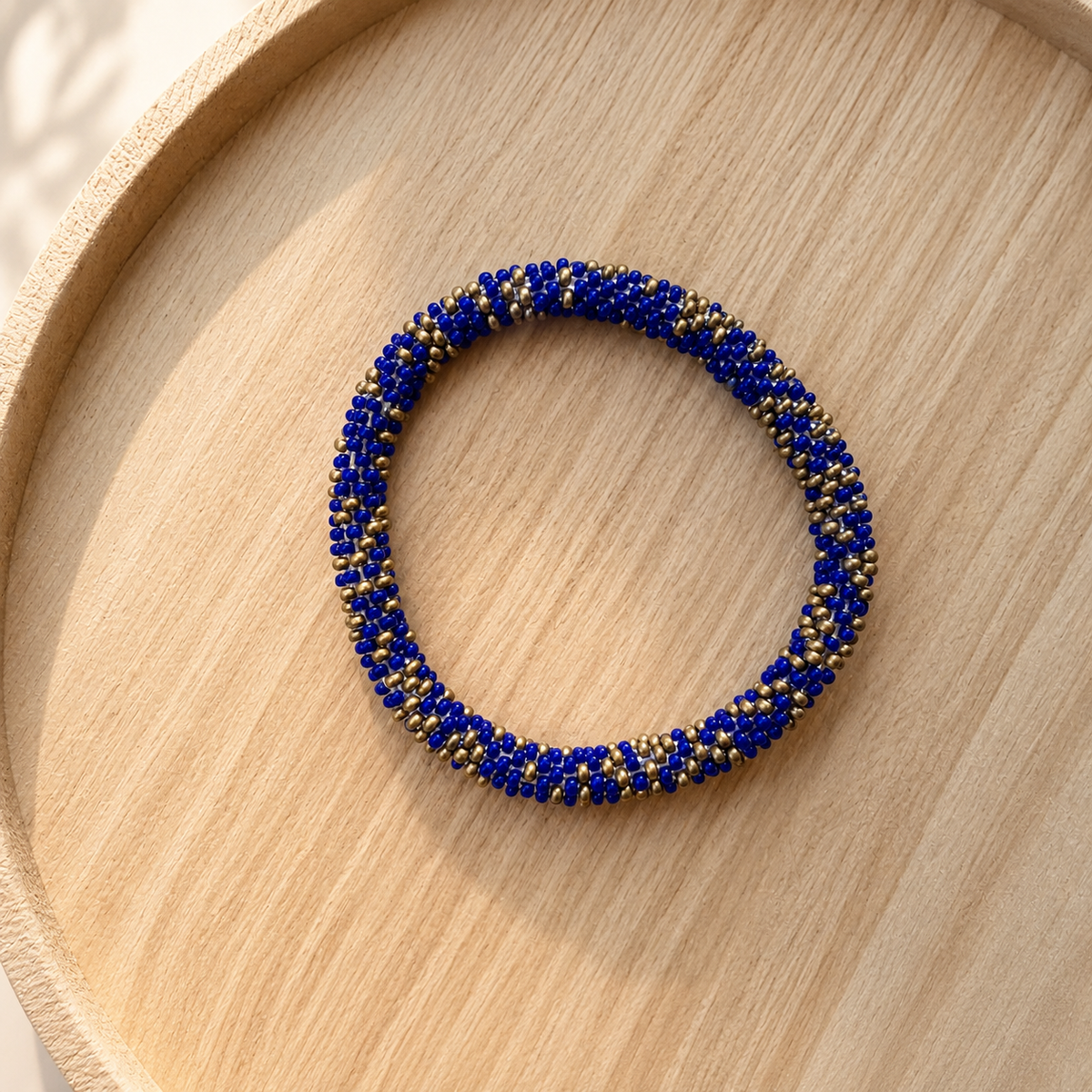 Bracelet népalais – Trésors de Ava bleu