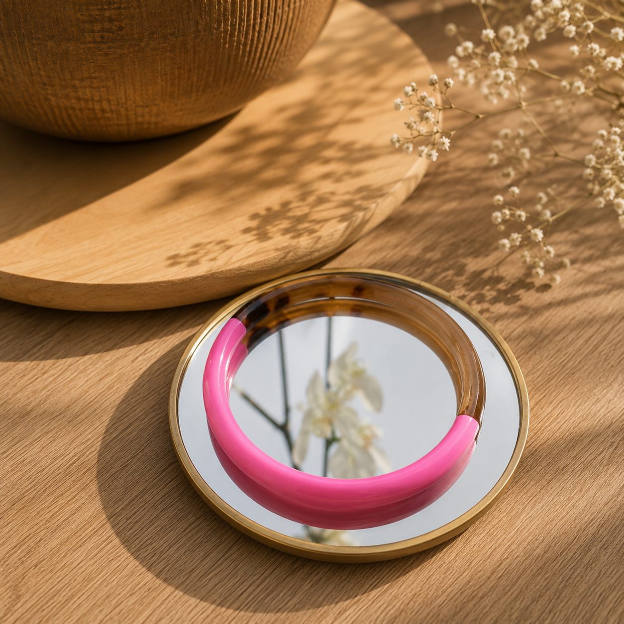 Bracelet Duo rose - Trésors de Ava