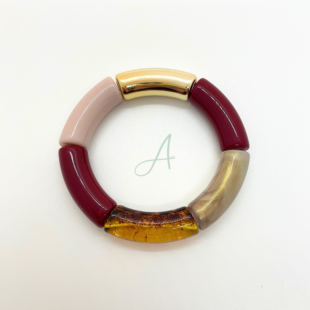 Bracelets Shana Bordeaux