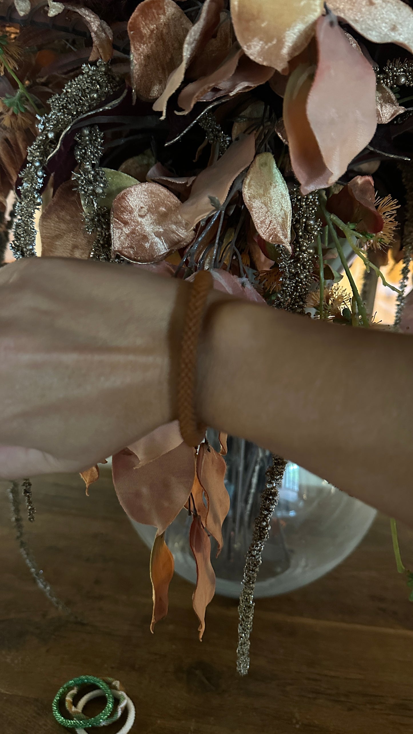 Bracelet népalais SA-129 brun mate