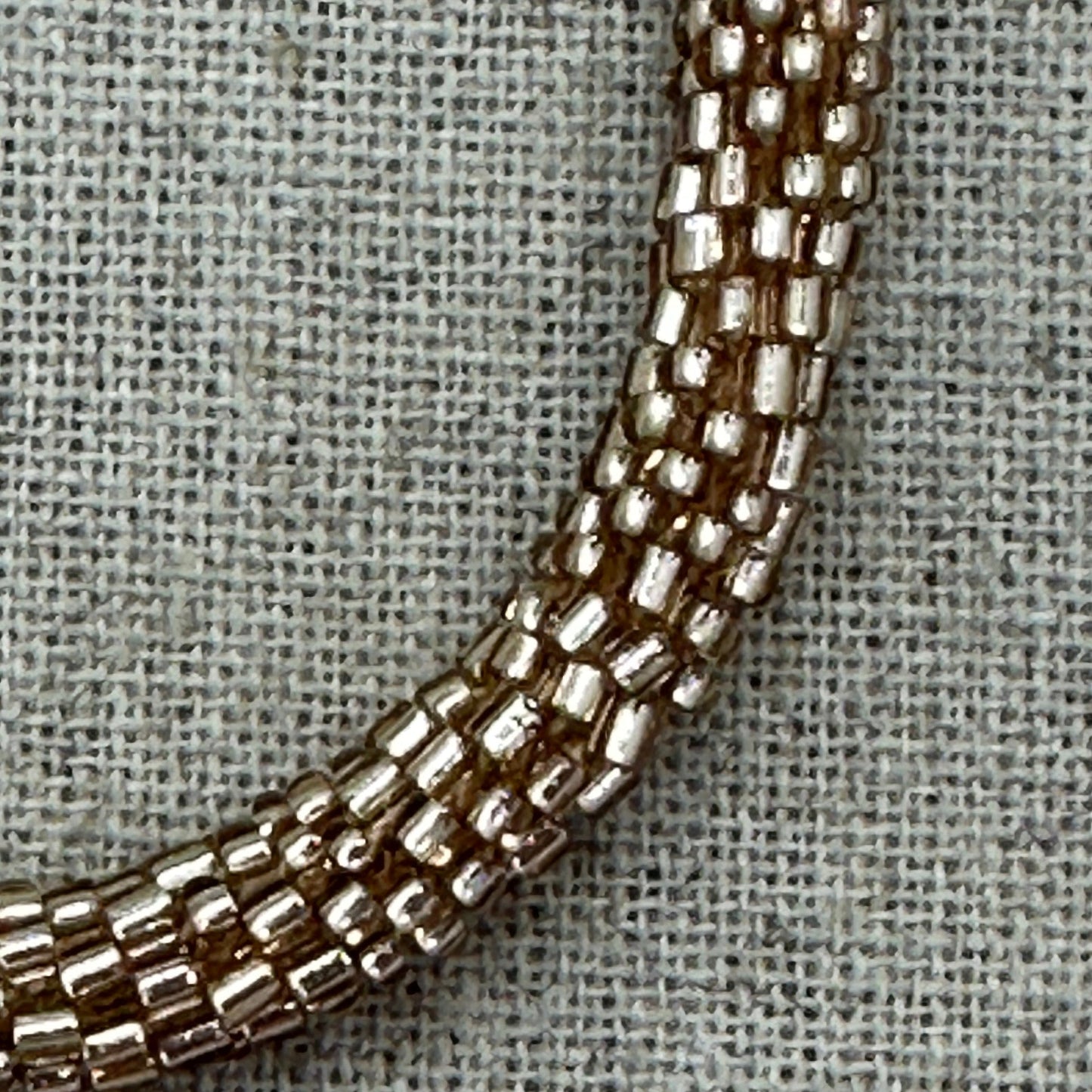 Bracelet népalais champagne SA-144