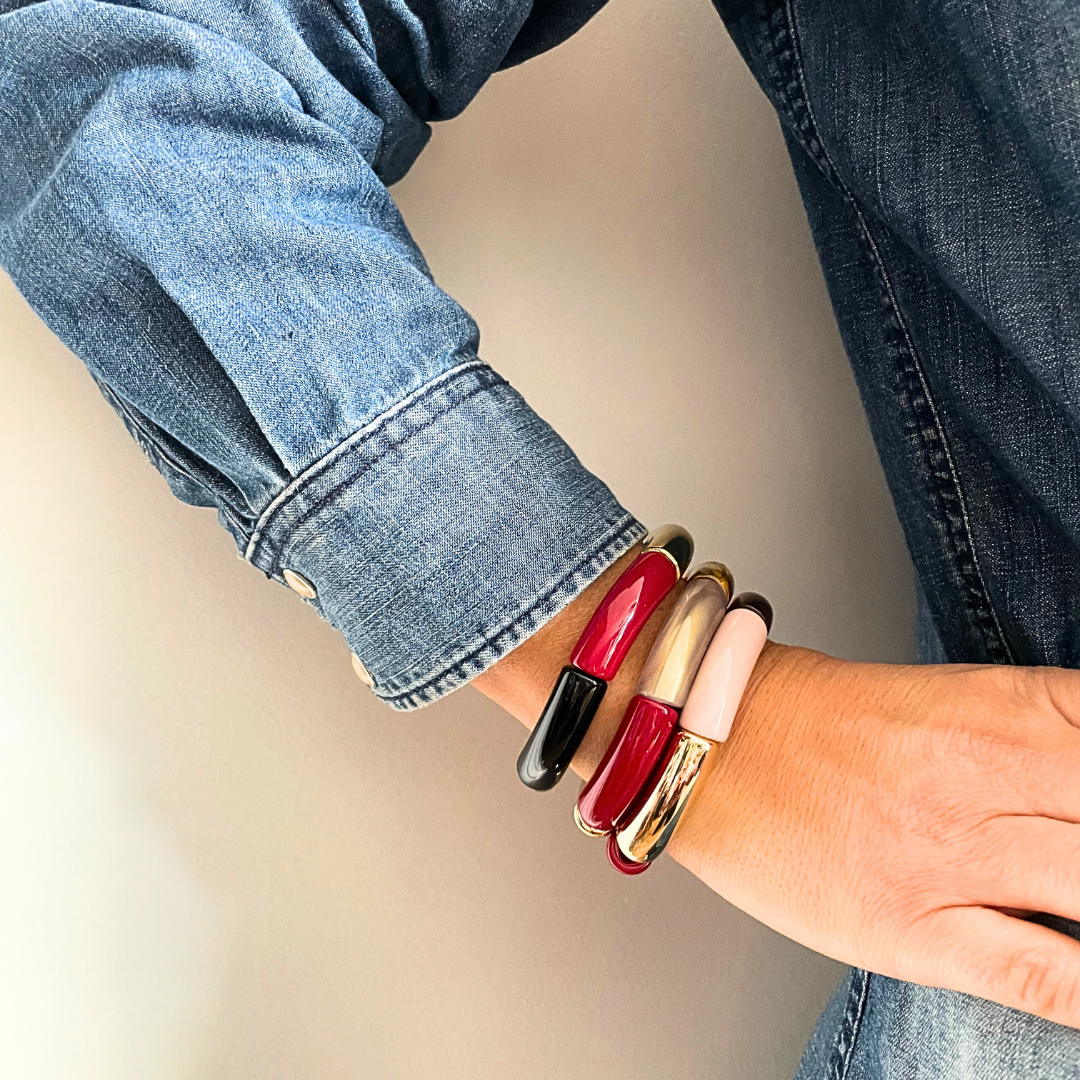 Bracelets Shana Bordeaux