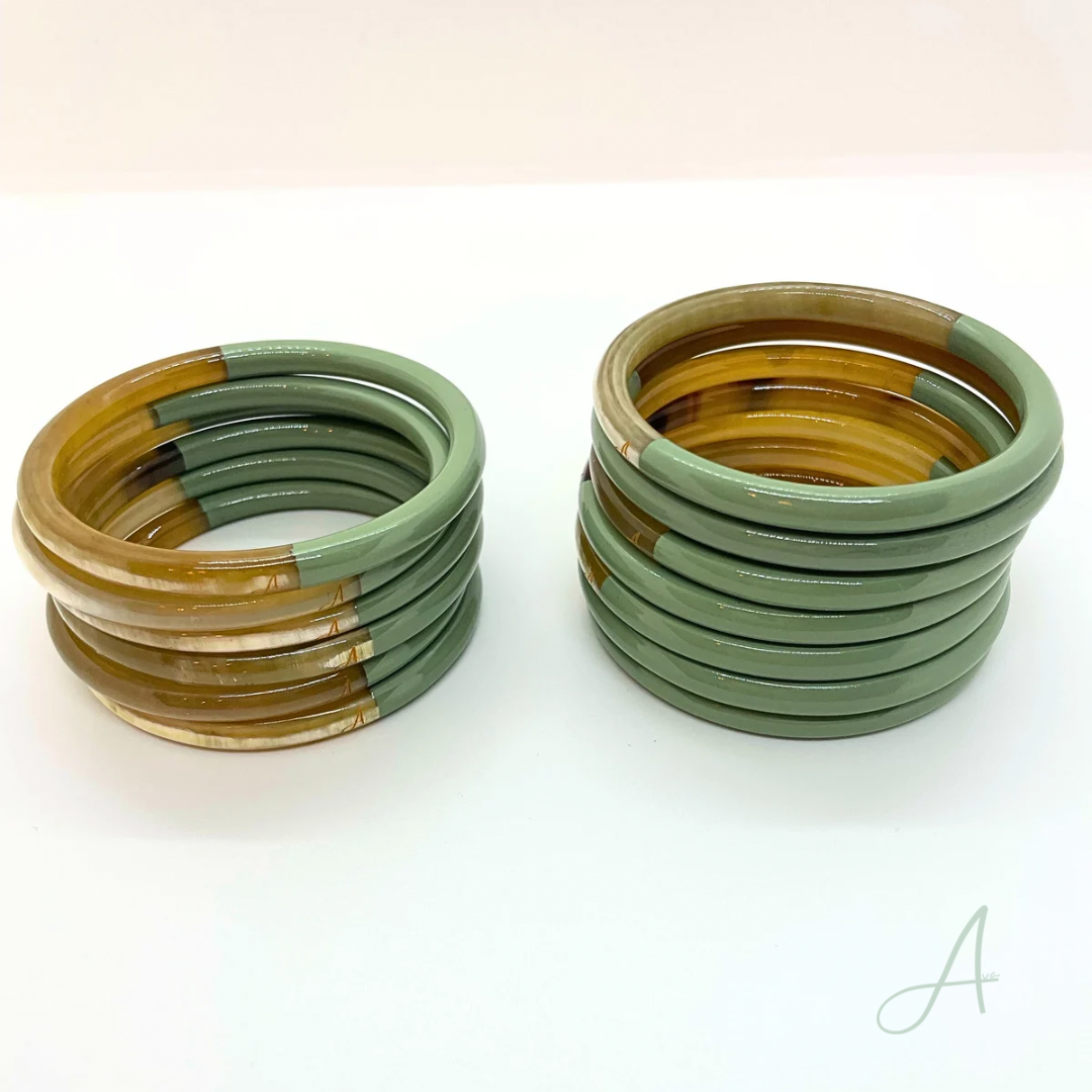 Bracelet Sauge en corne naturelle