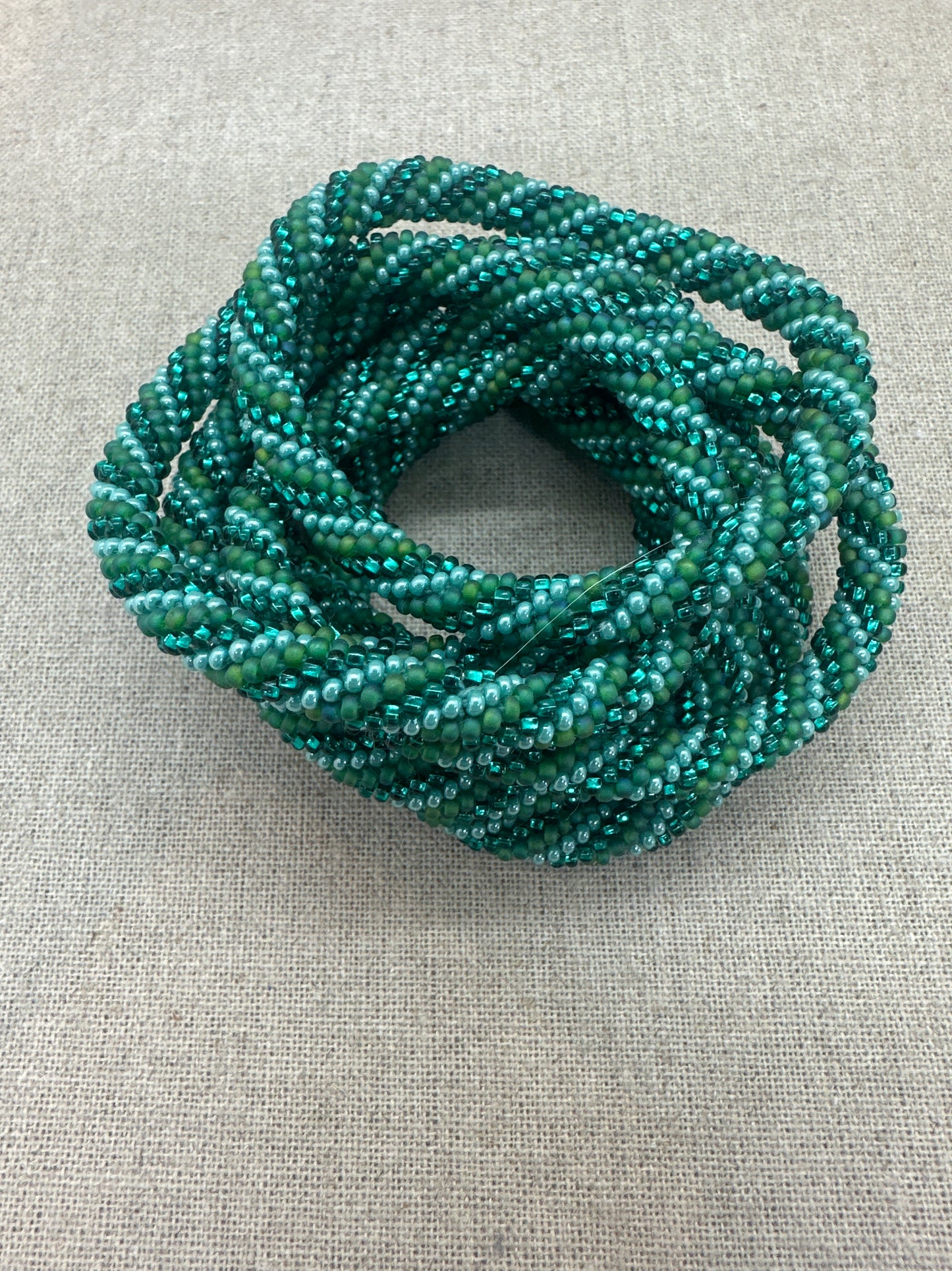 Bracelet népalais vert SA-133