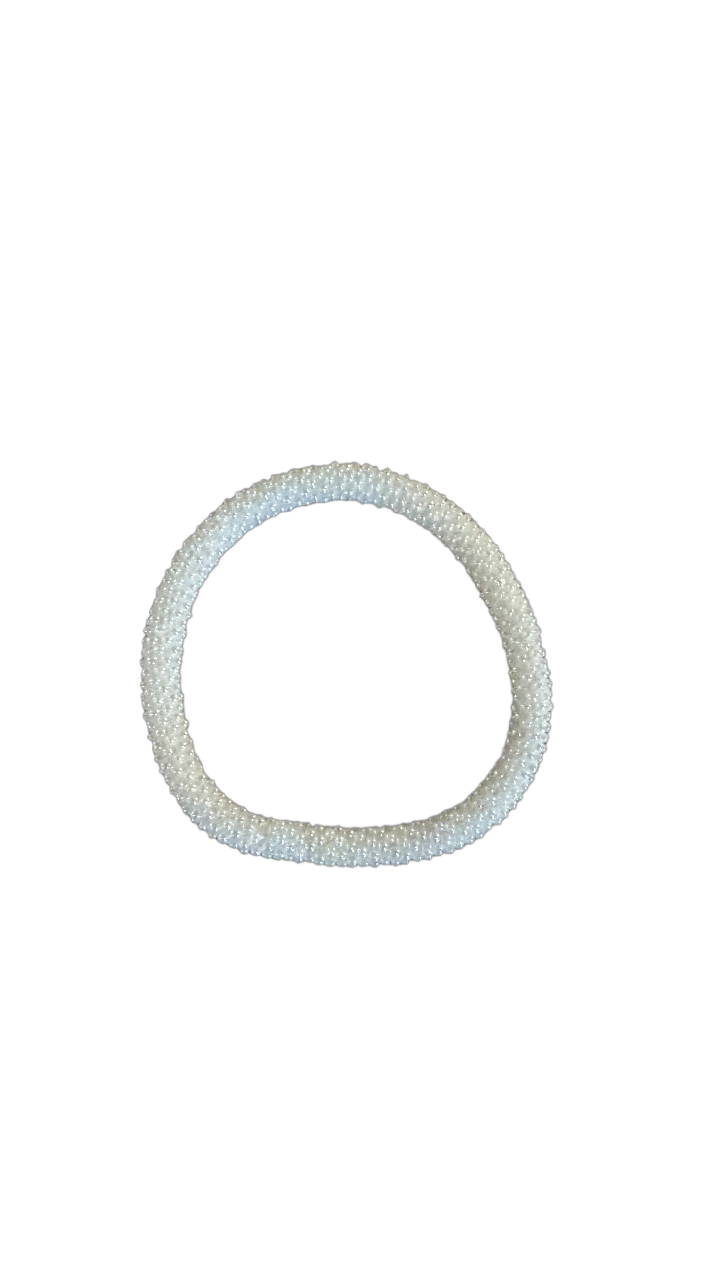 Bracelet népalais SA-131 blanc nacré