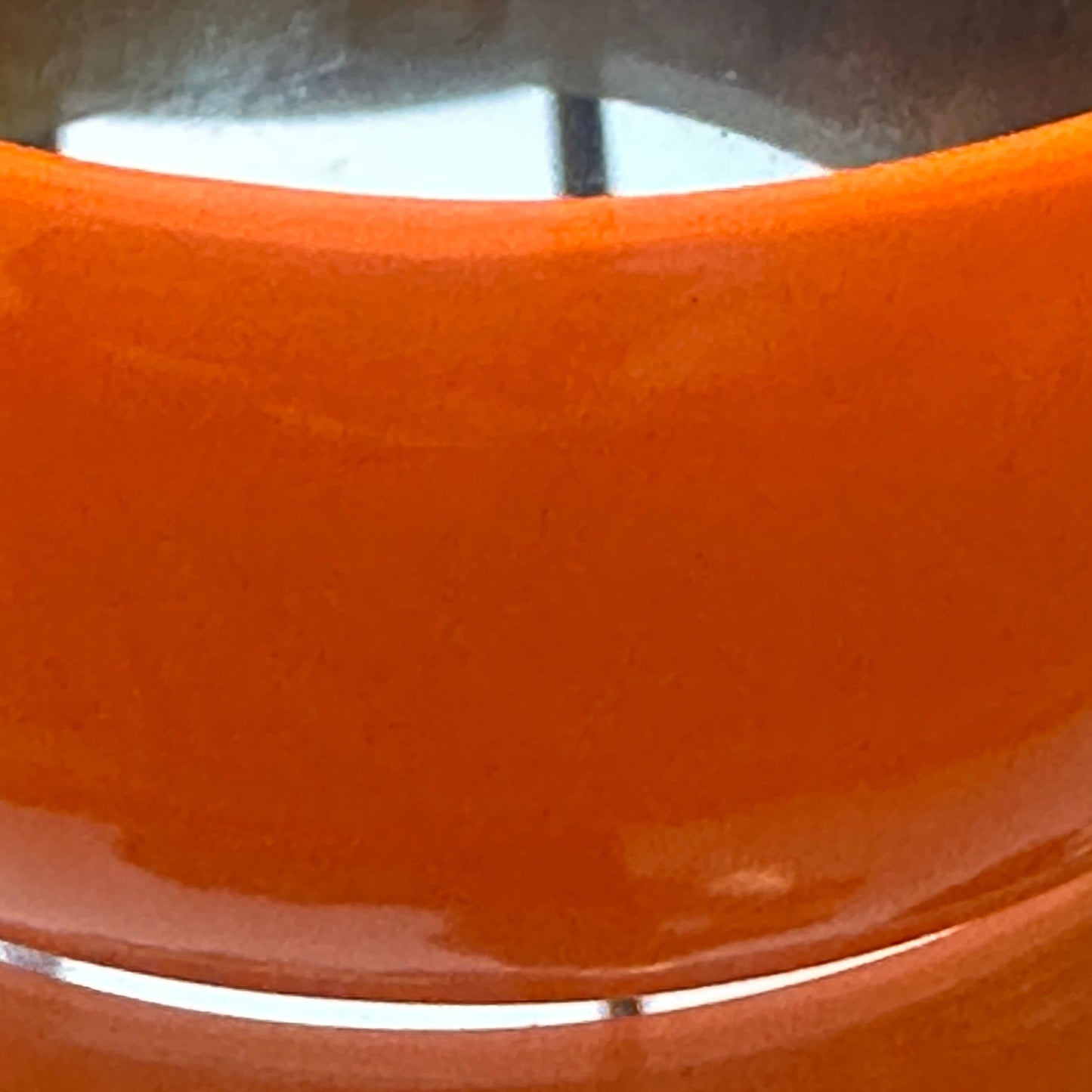 Manchette duo orange néon - Trésors de Ava