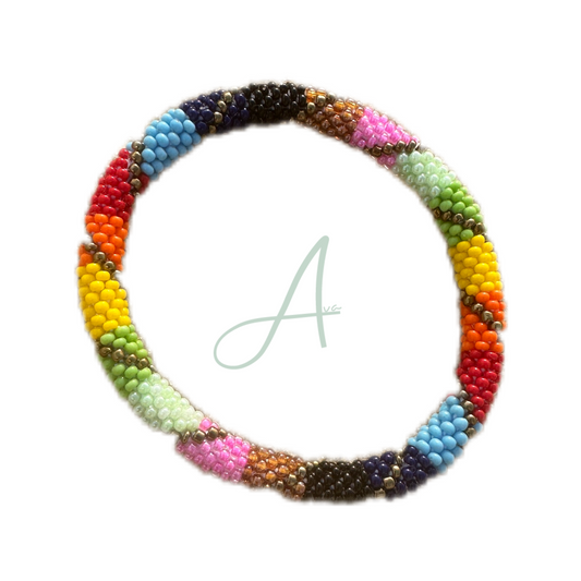 Bracelet Népalais  Multicolore incontournable de la collection #10