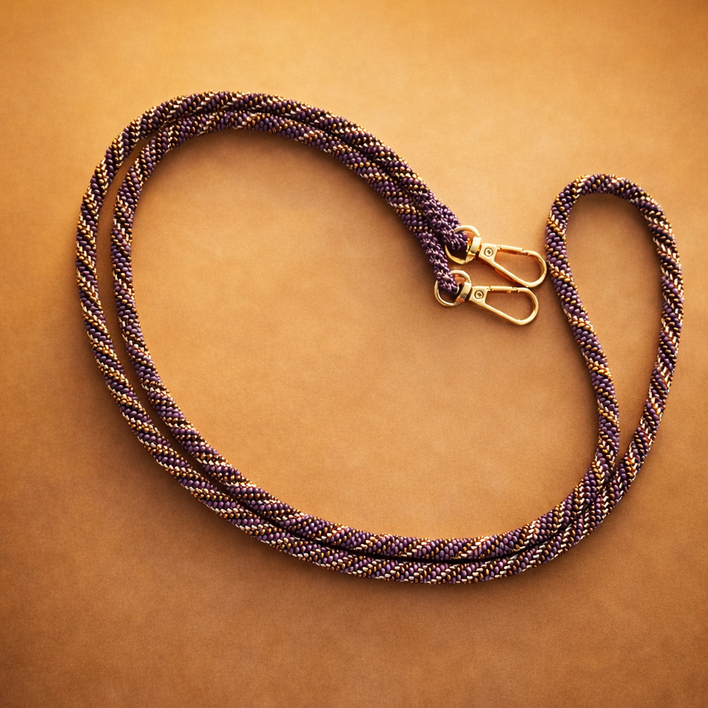 Cordon de Téléphone en Perles de verre – unique, tendance et  responsable Violet V01