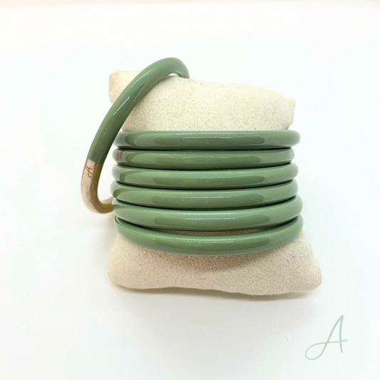 Bracelet Sauge en corne naturelle