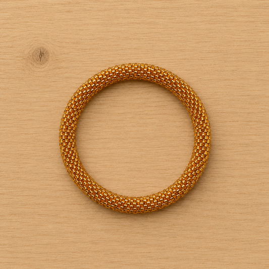Bracelet népalais Gold Classique – Trésors de Ava