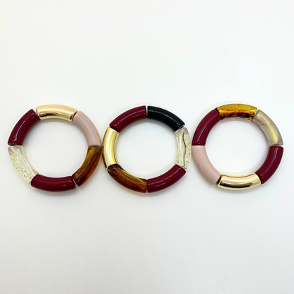 Bracelets Shana Bordeaux