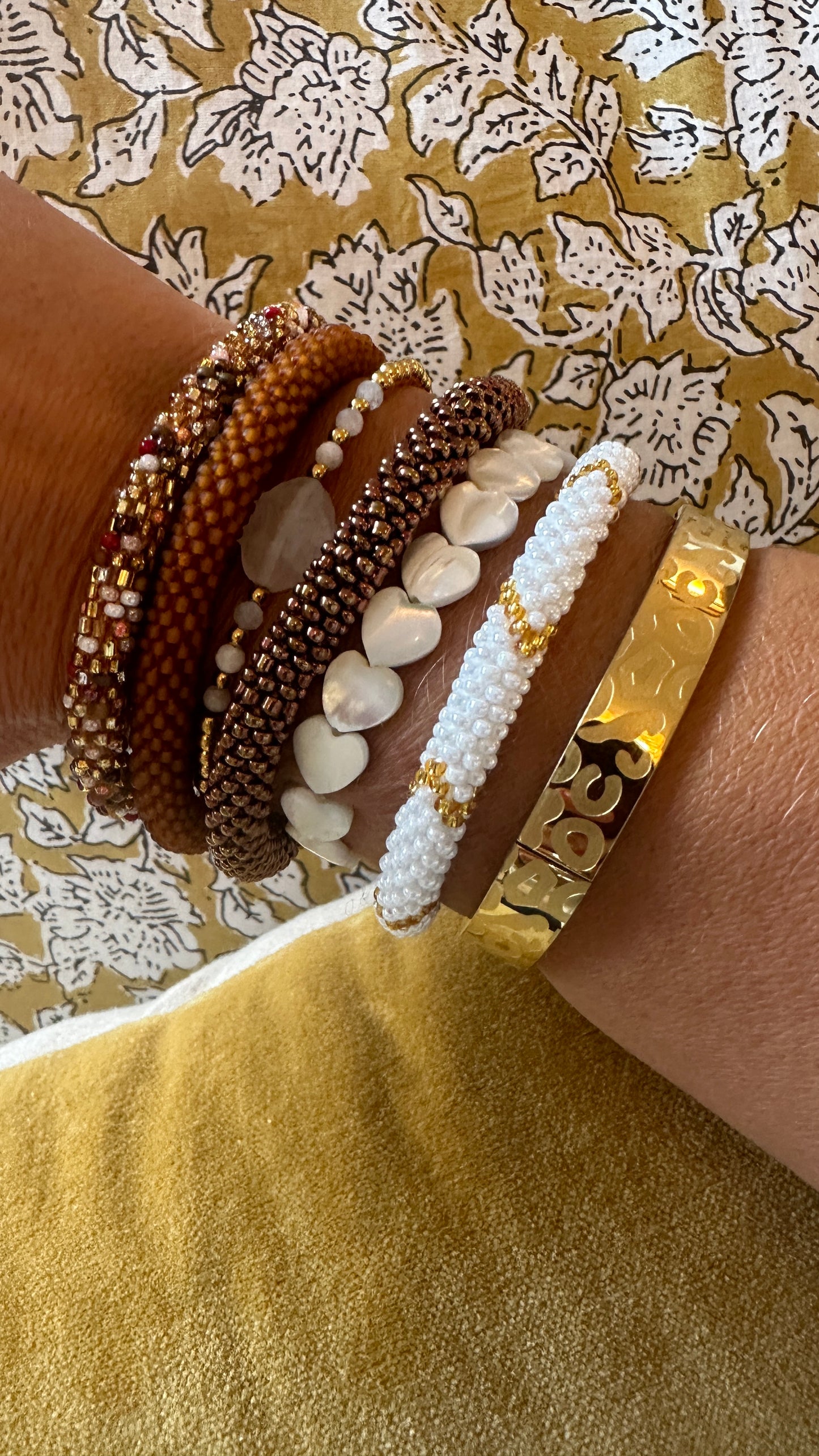 Combo brun   et doré