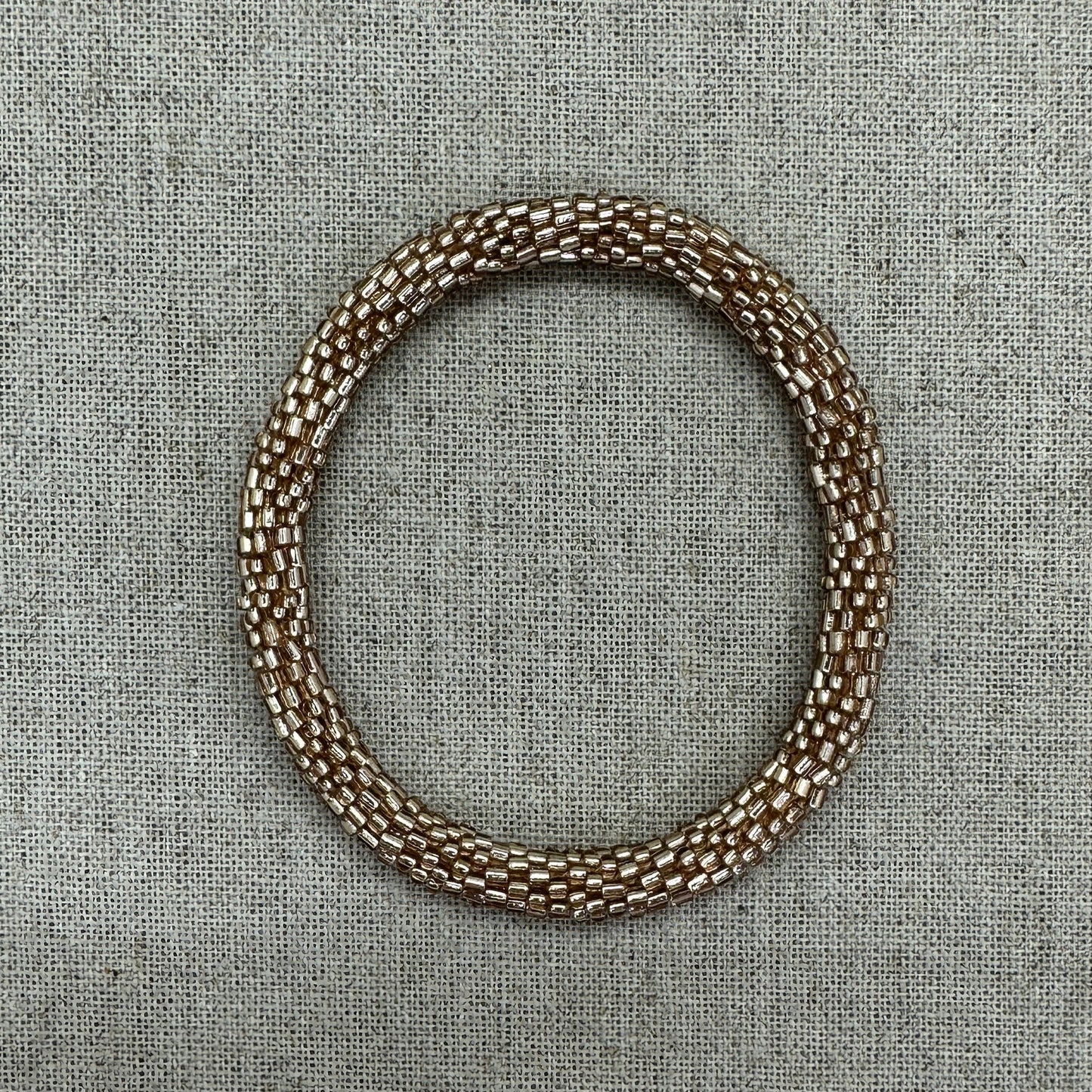 Bracelet népalais champagne  SA-144