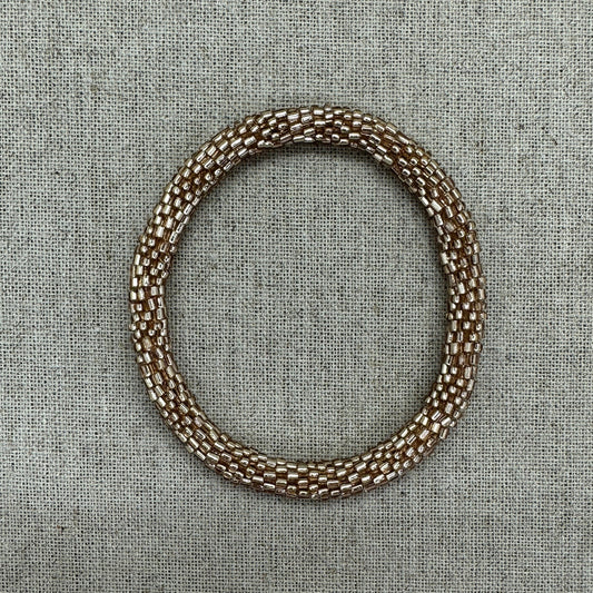Bracelet népalais champagne  SA-144