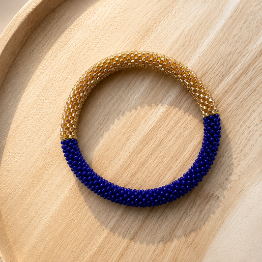 Bracelet népalais  – Trésors de Ava light gold