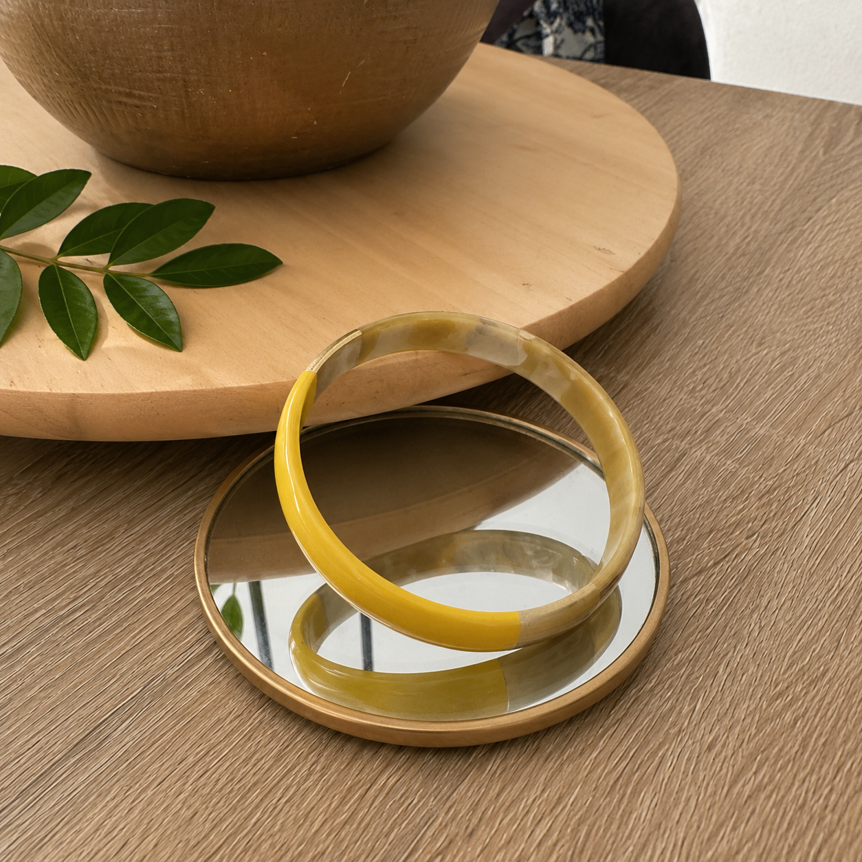 Bracelet Cléo jaune - Trésors de Ava