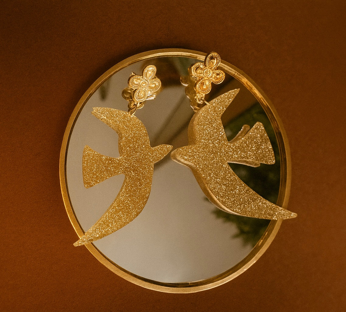 Envol Paillette - Boucles d’oreilles – Collection Française