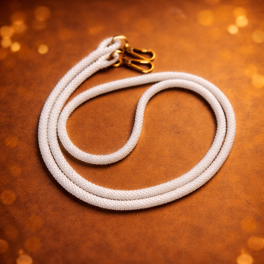 Cordon de Téléphone en Perles de verre – unique, tendance et  responsable  #A22 uni blanc