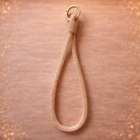 Dragonne de Téléphone Portable Népalais en Perles de Verre DRACHAMR01