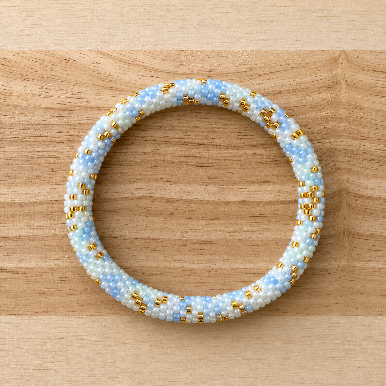 Bracelet népalais  – Trésors de Ava  BL11 confettis