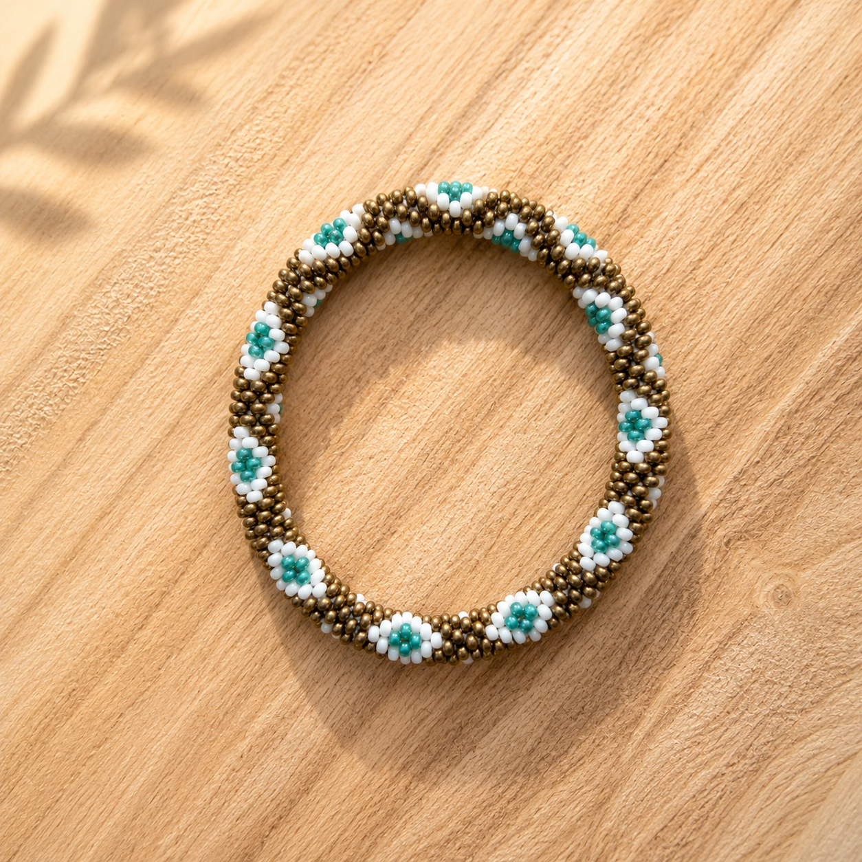 Bracelet népalais  – Trésors de Ava turquoise