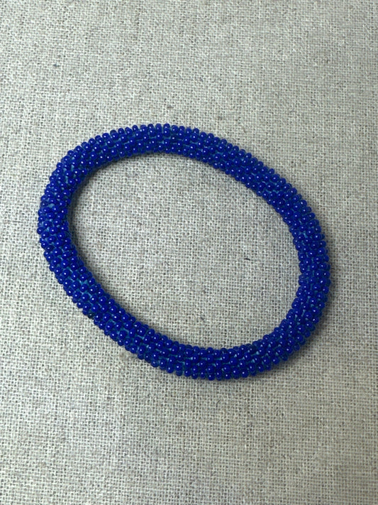 Bracelet népalais bleu    SA-112 bis