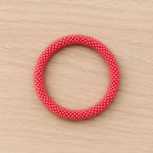 Bracelet népalais  – Trésors de Ava rouge