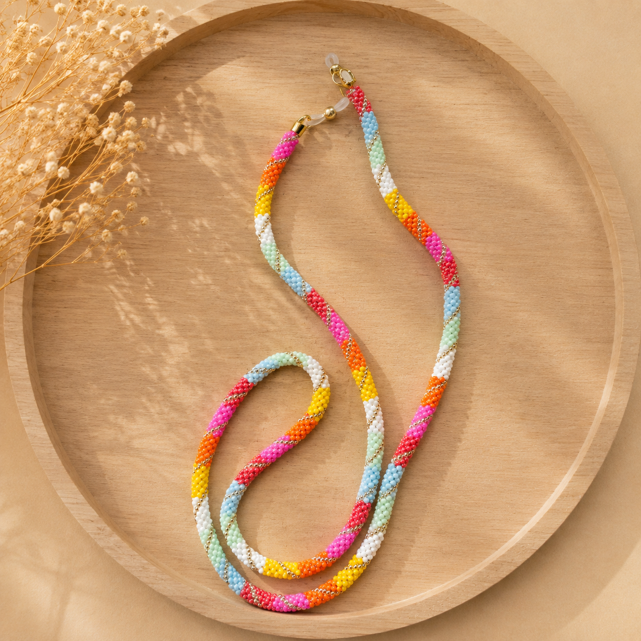 Cordon à lunettes – tissage artisanal du Népal Osé Summer