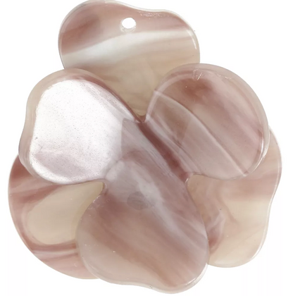Aura – Boucles d’oreilles fleurs en acétate - 5 coloris Trésors de Ava