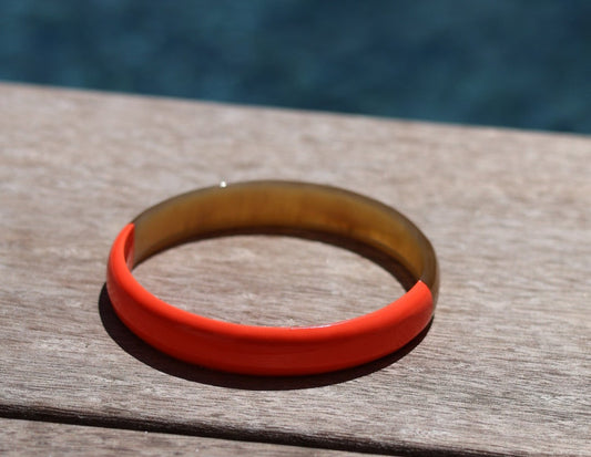 Bracelet orange néon moyen