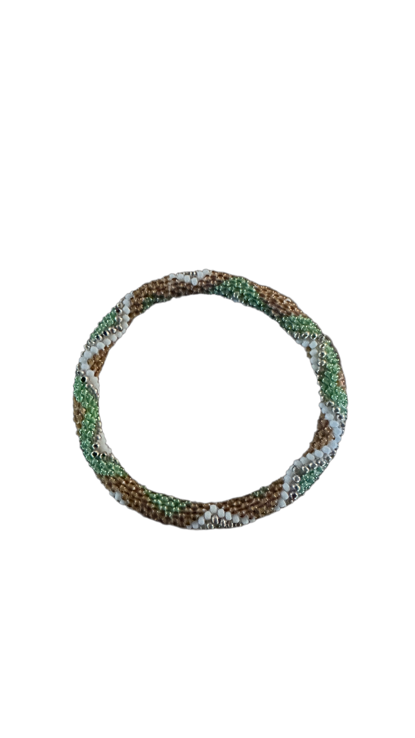Bracelet népalais SA-130 ethnic vert