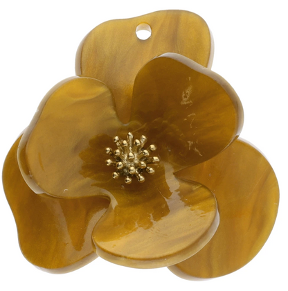 Sakura – Boucles d’oreilles fleurs en acétate | Trésors de Ava