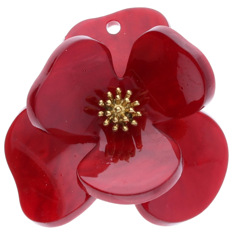 Sakura – Boucles d’oreilles fleurs en acétate | Trésors de Ava