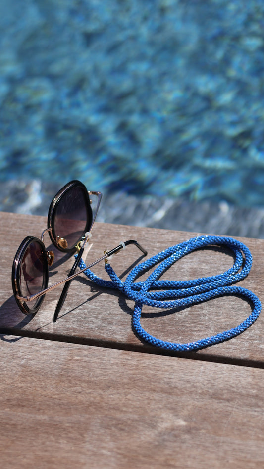 Cordon à lunettes – tissage artisanal du Népal Collection Eclat