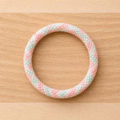 Bracelet népalais  – Trésors de Ava R11 confettis