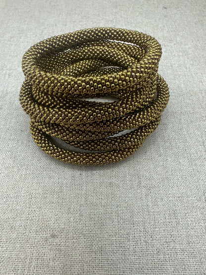 Bracelet népalais laiton rond  SA-150