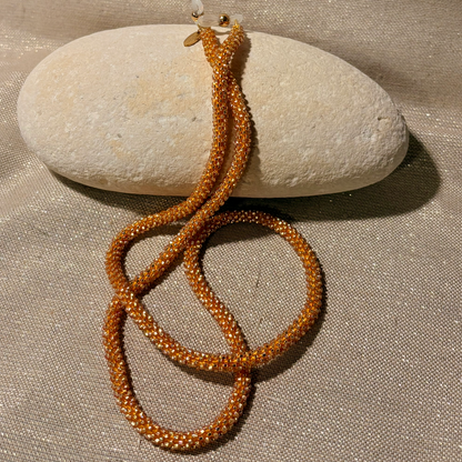 Cordon à lunettes – tissage artisanal du Népal Gold