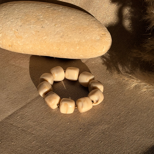 Bracelet élastique Ice crème marbré