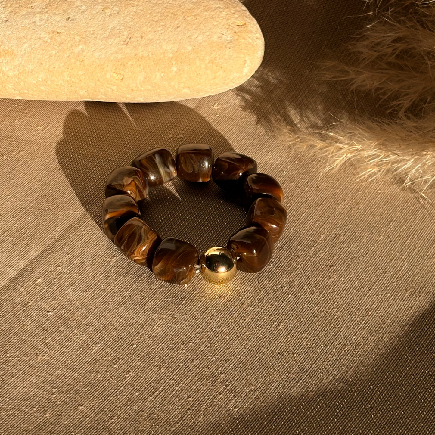 Bracelet élastique Ice gold