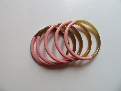 Bracelet Malabar en corne naturelle